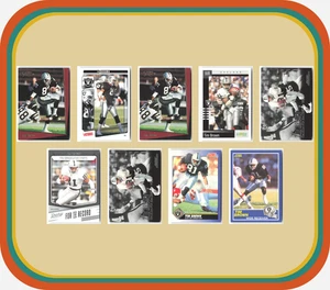 Lote Tim Brown 9x Raiders - 1989 Score RC, 1993 Select, 2003 Score, 2024 Prestige - Imagen 1 de 12