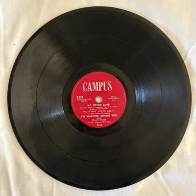 78 RPM 10" Bud Roman/ Addie Benson &/Campus R222 Double Feature VG - Image 1 of 4