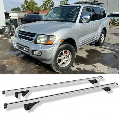For Mitsubishi Montero 1999-2006 Car Roof Rack Cross Bars Luggage Cargo Carrier - Imagem 1 de 4