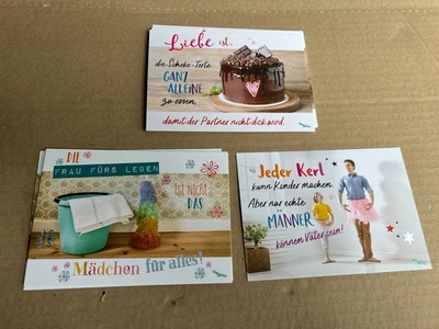 3 Stück Lustige Karten Postkarten / Witzige Sprüche DVLotK52Nr8 - Bild 1 von 4