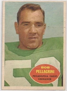 1960 Topps Bob Pellegrini #88 Philadelphia Eagles - Picture 1 of 2
