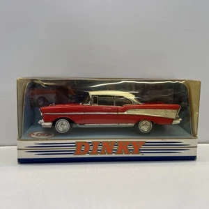 Matchbox Dinky 1/43 Scale DY-2 1957 Chevrolet Bel Air - Red/White - Boxed - Picture 1 of 10