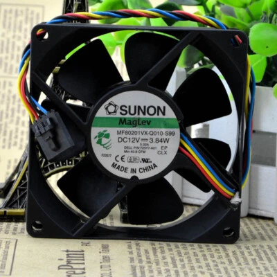 SUNON MF80201VX-Q010-S99 Cooling Fan 12V 3.84W 4wire 5pin Cooler Fans for DELL - Image 1 of 4