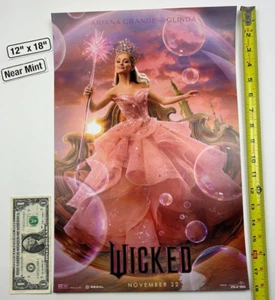 Wicked Glinda 12 x 18 Poster Ariana Grande 2024 Regal - Picture 1 of 4