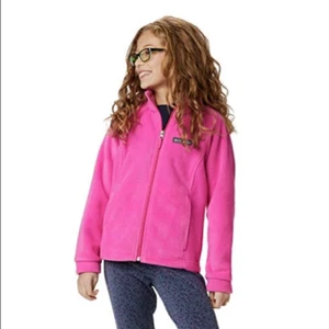 Columbia Big Girls Benton Springs Fleece Full Zip Sweater, Fuchsia, Sz XL - Picture 1 of 2