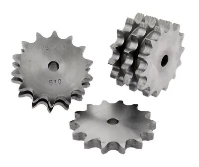 TOOLNERDS Kettenradscheibe Type 04 B1 / 05 B1 simplex vorgebohrt DIN 8187 für Rollenketten