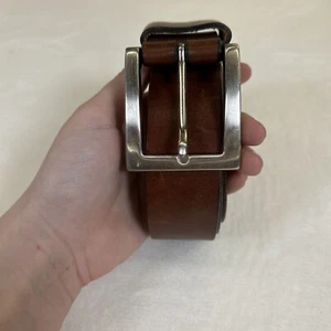 Kenneth Cole Herren braun Echtleder 38/95 -1,5" breit Benefits Charity - Bild 1 von 11