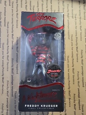 Cryptozoic Vinyl Terrorz Freddy Krueger Exclusive Shadow LE 350 Figure Open Box  - Image 1 of 4