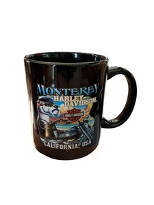 2018 Harley Davidson Motorcycle Otter Monterey California Coffee Cup Mug - Picture 1 of 4