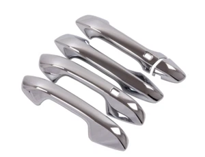 Chrome Smart Keyhole Door Handle Lid LHD Cover Trim For 2019-2024 Kia Forte K3 - Picture 1 of 3