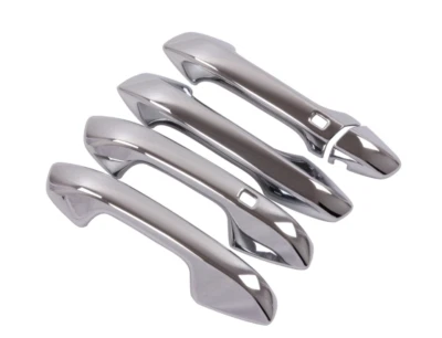 Chrome Smart Keyhole Door Handle Lid LHD Cover Trim For 2019-2024 Kia Forte K3 - Image 1 of 3