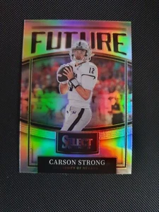 2022 Panini Select Draft Picks Carson Strong Future Silver Prizm Nevada #F-CS - Picture 1 of 2