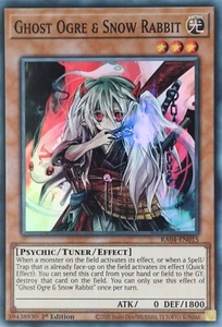 YuGiOh Ghost Ogre & Snow Rabbit RA04-EN015 Super Rare 1st Edition - Picture 1 of 1