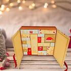 Advent Calendar 2023 with 24 Drawers Candy Sacks Christmas Decoration Countdown