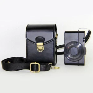 708 Leather Camera Case Bag for Sony ZV1 ZV1F RX100 HX60 HX80 HX90 WX500 WX350 - Picture 1 of 9