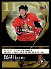 2008-09 Upper Deck McDonald's Superstar Spotlight Daniel Alfredsson Ottawa