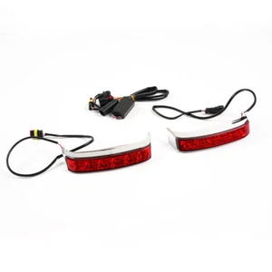 Saddlebag Saddle Bags LED Run Brake Turn Lamp Light For Harley Touring 14-21 - Foto 1 di 5