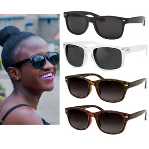 2 Retro Square Frame Sunglasses UV400 Eyeglasses Shades Glasses Fashion Eyewear - Picture 1 of 1