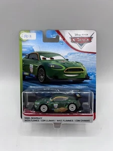 Tarjeta Disney Pixar Cars Desierto Azul Nigel Gearsley con Llamas Die Cast - Imagen 1 de 3