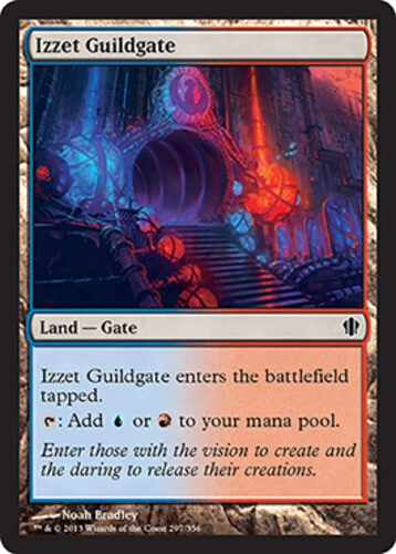Izzet Guildgate ~ Lightly Played Commander 2013 MTG Magic UltimateMTG Land Card - Image 1 of 1
