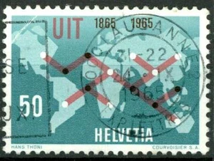SWITZERLAND - SVIZZERA - 1965 - Serie di propaganda - Centenario dell'U.I.T. - Imagen 1 de 1
