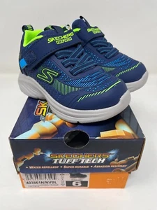 Skechers Kids Boy's Hyper-Blitz-Hydro-Tronix Sneaker, Navy Blue, 6 Toddler - Picture 1 of 3