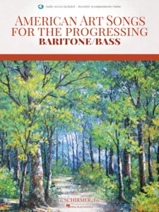 American Art Songs For The Progressing Singer Baritone / Bass Book NEW! - Picture 1 of 1