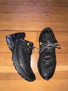 Salewa Speed Beat GTX Hiking Shoes Size 10.5 Black Gore Tex Lace Up Rubber Sole - Picture 1 of 8