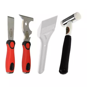 uPVC Window Glazing Tool Kit Paddle - Hammer - Chisel - Shears Deglazing Frames - Picture 1 of 17