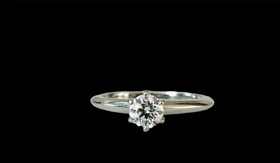 tiffany co verlobungsring 	Solitär RingTiffany & Co. Setting VVS2/ 53 /.48 Carat - Bild 1 von 4