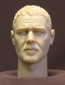 H-4 Russell Crowe  "GLADIATOR" CUSTOM RESIN HEAD SCULPT Action figures 1/6 Scale - Picture 1 of 2