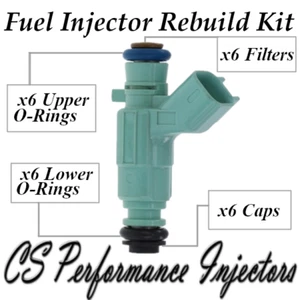 Benzin Injektoren Umbau Set Für Bosch 0280156288 Für 2007 Cadillac Cts 2.8L V6 - Picture 1 of 1