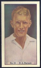 ALLEN (AUSTRALIA)-CRICKET (COLOURED) 1938-#16- VICTORIA - BARNETT