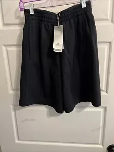 Men's Adidas Aeroready Solid Q2 French Terry Shorts HE1178 Size XS Black - Picture 1 of 3