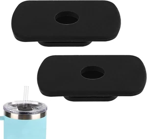 2Pcs Replacement Slider Compatible with Yeti 20Oz 30Oz Tumber Bpa-Free Black Str - Picture 1 of 12