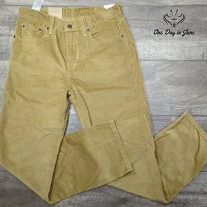 Levi's Low Pro Mid Rise Straight Leg Corduroy Pants Size 4 (27x30) - Picture 1 of 6