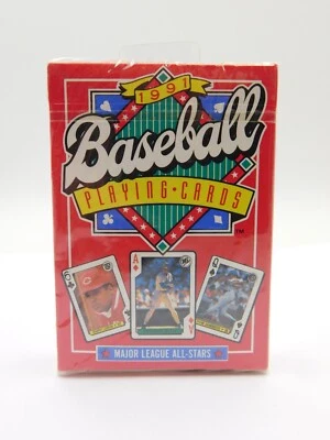 1991 US Playing Cards Major League All Star Deck sealed 56 cards ODDBALL - Image 1 of 2