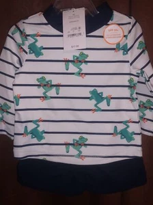 Just One You by Carters Baby Boy Swim Rashguard Set Size 6 Months 6M New Nwt - Picture 1 of 2