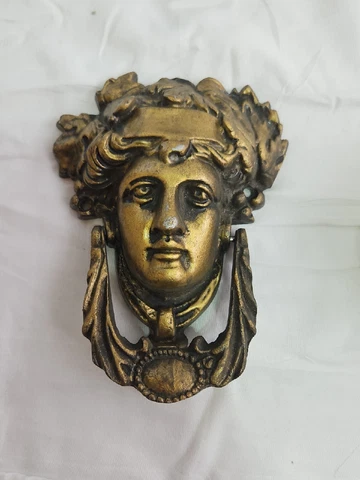 CAST ALUMINUM? DOOR KNOCKER GOLD MAN Cover