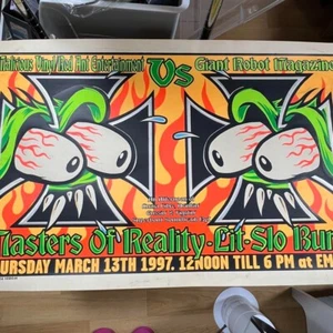 KOZIK Masters of Reality Event Poster 1997 Edition Signed - Picture 1 of 14