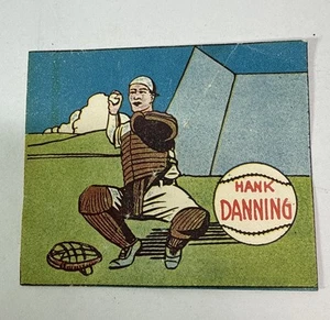 Vintage Hank Danning Harry Danning Catcher Baseball Card 1943 MP & Co - Picture 1 of 11