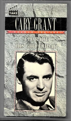 Cary Grant Double Feature (VHS, 2-Tape Set) Charade, His Girl Friday - Image 1 of 2