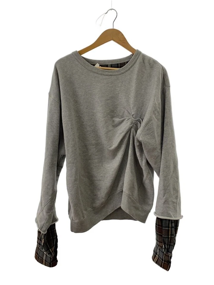 Мужская одежда Vivienne Westwood DRIES VAN NOTEN 20AW толстовка S хлопок GRY твердое тело - Изображение 1 из 4