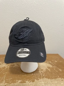 New Era 9Twenty Team NFL Miami Dolphins Adjustable Baseball Cap New - Picture 1 of 7