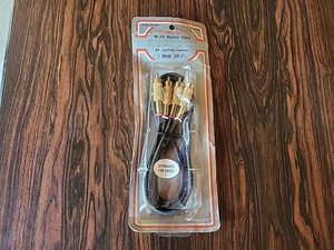 Vintage Realistic 42-2601 Shielded Stereo Hi-Fi Cable RCA Plugs - RCA 39.4" - Picture 1 of 10