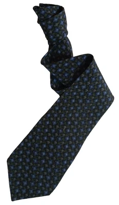 Nueva corbata geométrica DOCKERS KHAKIS gris azul multicolor 100 % seda Qte_E Foto 1 de 3