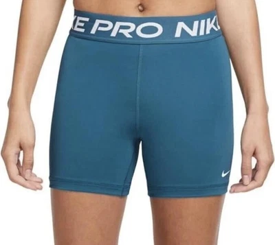 Pantalón corto de compresión para mujer Nike Pro 365 5" azul universitario CZ9831-411 talla M Foto 1 de 4