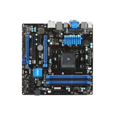 MSI A88XM-E45 Motherboard AMD A88X DDR3 Socket FM2/FM2+ Micro ATX w/ IO Shield - Image 1 of 4