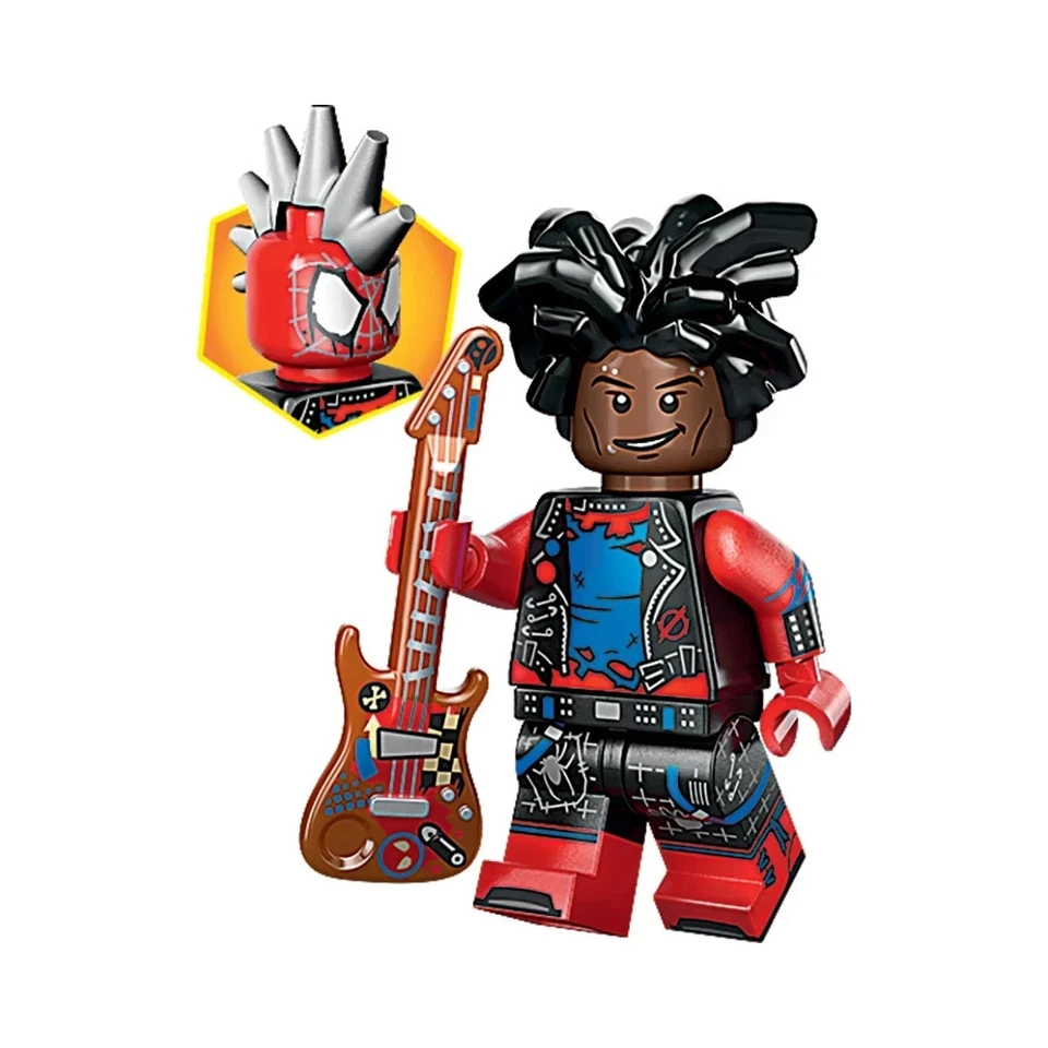Lego 71050 Spider-Man Across The SpiderVerse Minifigure Spider-Punk Hobie Brown