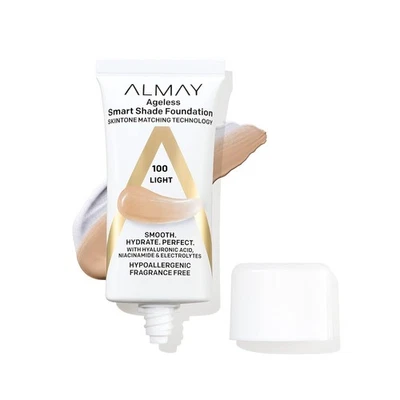 Almay Anti-Aging Foundation, Smart Shade Face 1 Fl Oz (Pack of 1), LIGHT  - Image 1 of 4
